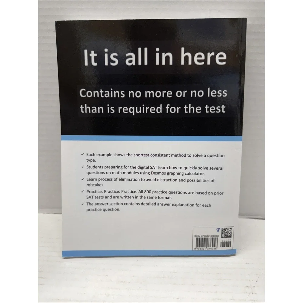 SAT Math Manual and Workbook: For the New SAT by Ela Sharma